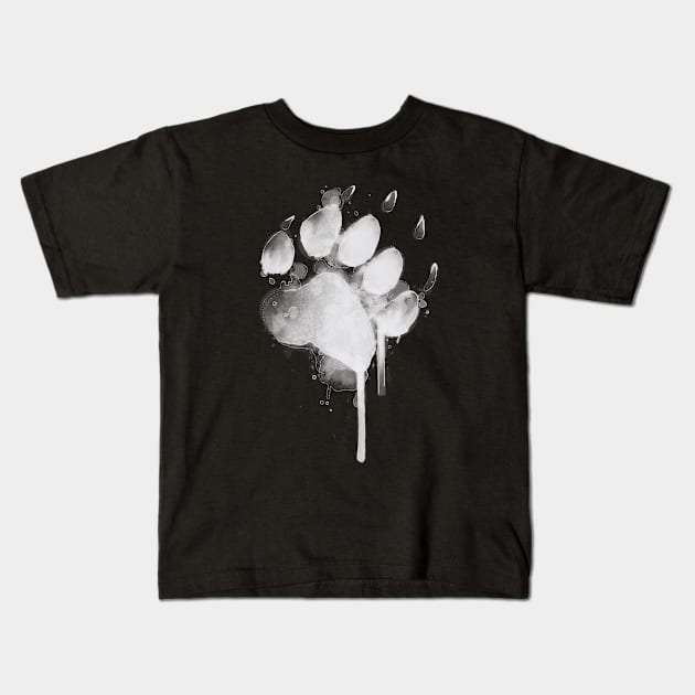 protect our wildlife. bear paw II Kids T-Shirt by elywick